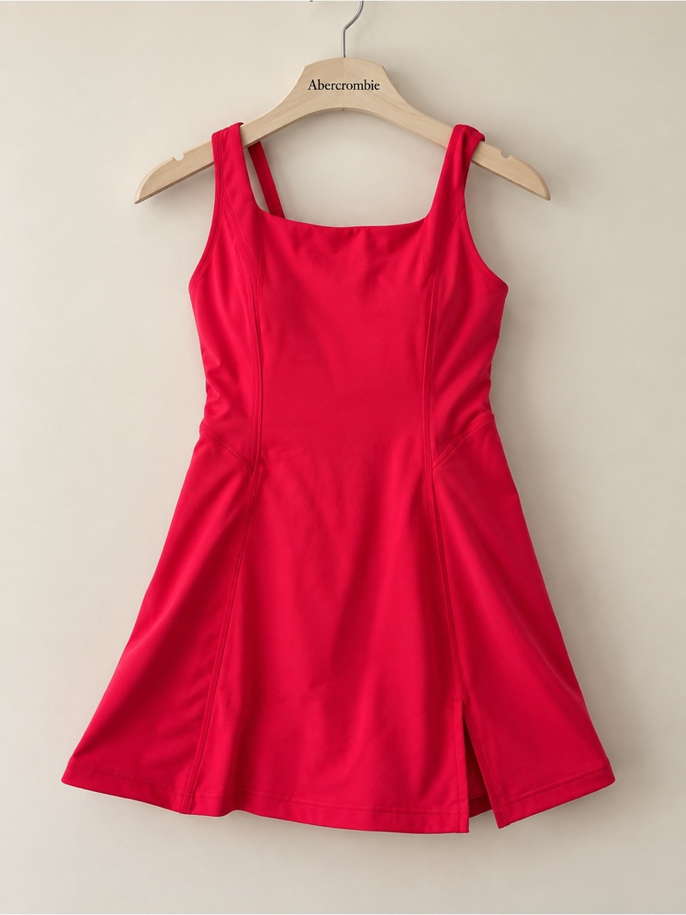 Abercrombie & Fitch Girls Bright Red Tank A-Line Dress